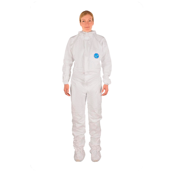 Overol de Protección Tyvek® 500 Labo – Con Cubrebotas Antideslizantes (Tipo 5/6)
